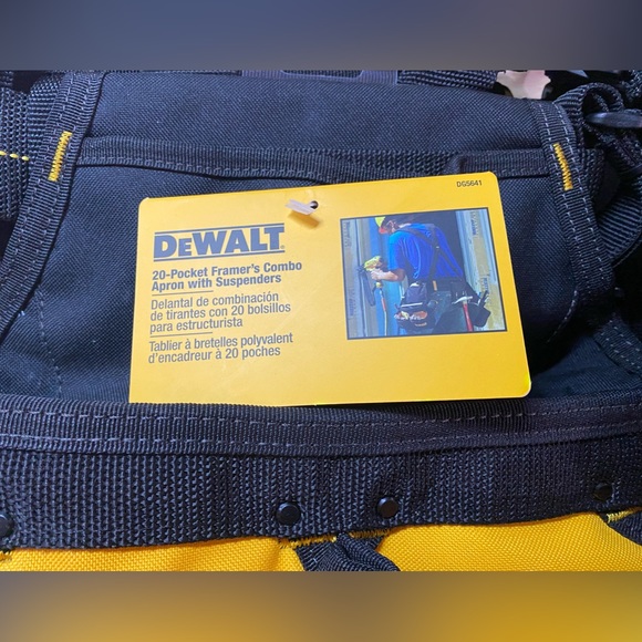 Dewalt 20 pocket apron with suspenders DG5641 - Picture 3 of 3